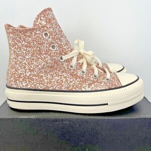 CONVERSE-New-Women's Dusty Cinder Chuck Taylor All Star Lift Hi A09422C-Size 7.5